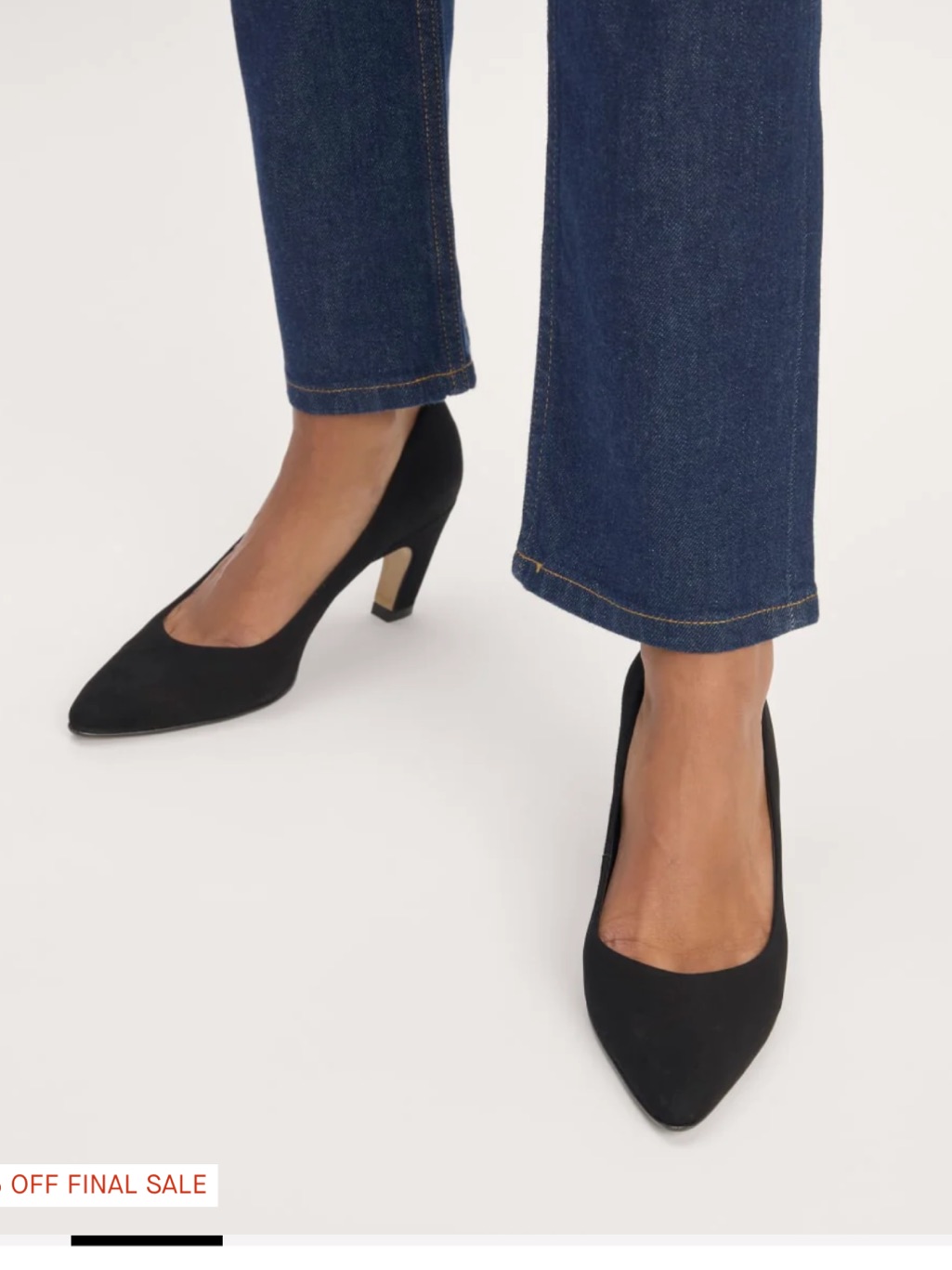 Everlane The Banana Pump | Black Suede Nwt 8